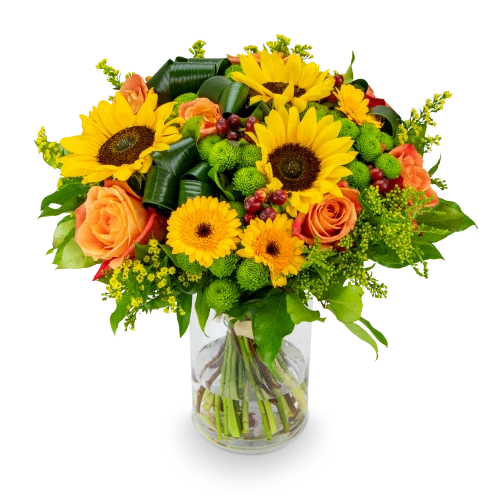 Bouquet of sunflowers